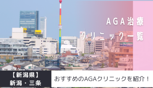 【新潟県】新潟・三条のAGAクリニック22院を紹介！おすすめ掲載有り！